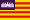 Flagge der Balearischen Inseln