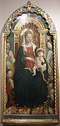 Giovanni Martino Spanzotti, Madonna and Child Enthroned with Four Angels (1475–1480)