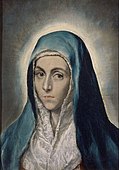 Virgin Mary by El Greco, c. 1600 (Musée des Beaux-Arts de Strasbourg)