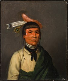 Portrait of No-Tin (Wind) (c. 1832–33), Los Angeles County Museum of Art