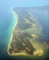 Aerial view of Holbox