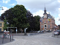 Square with former town hall