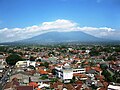 The City of Bogor with Mount Salak (Gunung Salak) in the background