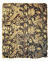 Ilkhanate, Lampas textile, silk and gold; second half of 14th century.