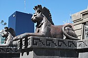Base of the Monument to Cuauhtémoc