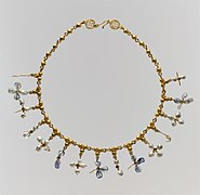 Byzantine Christian cross necklace