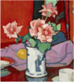 Pink Roses, Chinese Vase (Samuel Peploe, c.1916)