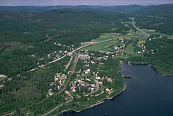 June 1988 aerial photograph of Ramvik