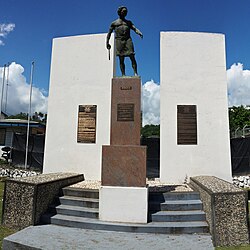 Sir Jacob Vouza memorial at Rove, Honiara Solomon Islands