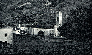 The St Alexander church of Orosh in 1903