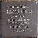 Stolperstein Max Cohnheim