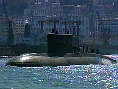 An Algerian Kilo-class submarine