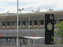 Exterior of the Royal Mint building located in Llantrisant, Wales