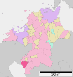 Location of Yanagawa