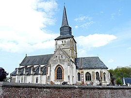 The Notre-Dame church in Saint-Martin-le-Gaillard