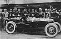 Der Alfa Romeo P2 beim Großen Preis von Italien 1924 mit dem kompletten Alfa-Romeo-Rennteam.