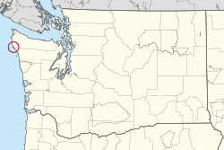 Location of the Quileute Indian Reservation