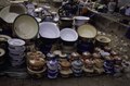 Market of cooking pans on the Niger River bank, Segou 1993