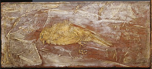 The Dead Bird, 1890-1900, oil on wood, 4.75 x 10 in. Phillips Collection, Washington, D.C.