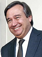 António Guterres, Prime Minister from 1995 to 2002 and the 9th Secretary-General of the United Nations.