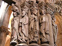 Pórtico da Gloria, Cathedral of Santiago de Compostela, Galicia, Spain, c. 12th–13th centuries