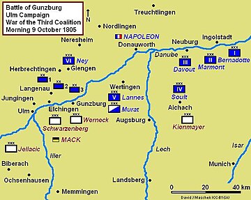 Battle of Günzburg, October 9, 1805