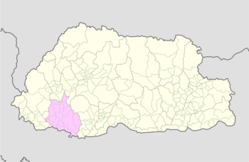 Dala Gewog is located in Chukha District