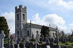 Durrow Catholic church and graveyard
