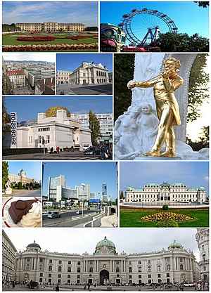 Collage von Wien