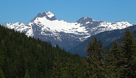 Crater Mountain seen from the North Cascades Highway