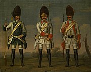 Grenadiers, Infantry Regiments Los Rios, Waldeck and Wurmbrand