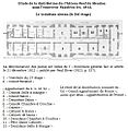 Layout of the third level of the Château-Neuf under Napoleon I, 1812