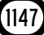 Kentucky Route 1147 marker