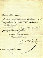Eugène Lepoittevin, letter of 13 February 1864[44]