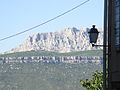 Ortskern: Blick zum Berg Sainte-Victoire