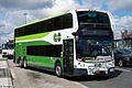 Image 40One of GO Transit's 3.9-metre height (12 ft 9+1⁄2 in) Super-Lo double-decker buses (from Double-decker bus)