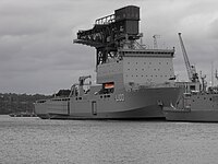 HMAS Choules im Januar 2012