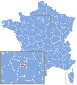 Location of Hauts-de-Seine in France