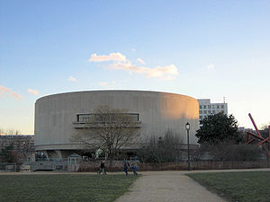 The museum's exterior viewed from the north.