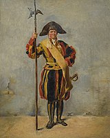 A member of the Swiss Guard during the reign of Pius VII, c. 1811, by Hortense Haudebourt-Lescot