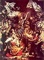 Joanna d`Arc, fragment of large-scale painting by Jan Matejko of 1886