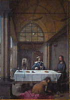 Supper in the House of Simon the Pharisee (part of the polyptych of Isabel of Castile), c. 1496–1504, Royal Collections Gallery, Madrid