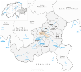 Karte von Celerina/Schlarigna