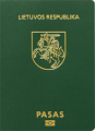 Lithuanian biometric passport 2006-2007