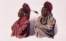 Massika, a Sauk Indian at left