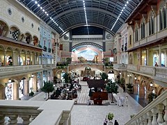 Interior of Mercato shopping mall