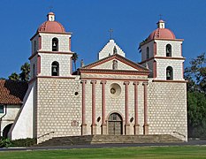 Mission Santa Barbara, located in Santa Barbara.