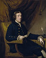 Mr. James Bourdieu by Joshua Reynolds, donated by Frederick Mont and Bertram Newhouse.