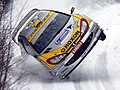 Februar: Ein Peugeot 206 WRC bei der Rallye Schweden 2003