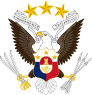 Shoulder patch of the AFP General Staff, 1946–1965 Emblem of the Philippine Commonwealth Armed Forces, 1935–1946